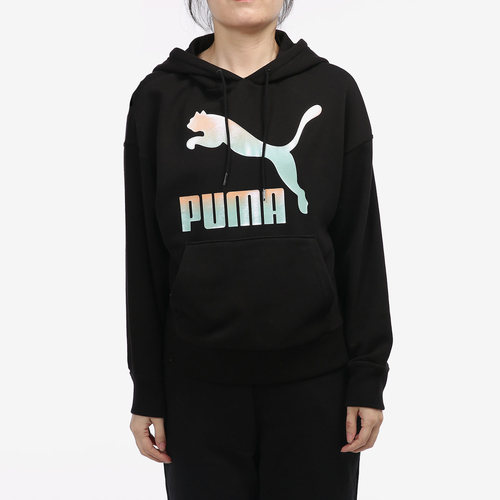 puma彪马官方正品女休闲连帽卫衣