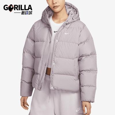 耐克女士保暖运动羽绒服