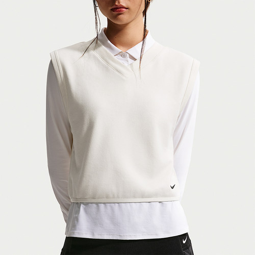 Nike/耐克2026春季款女士V领高尔夫经典无袖背心T恤IH0940-135