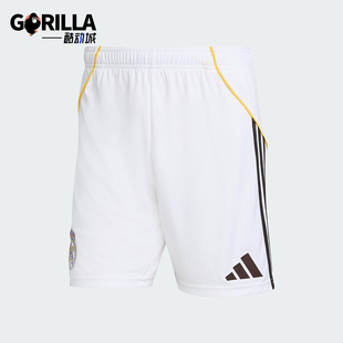 阿迪达斯正品 足球训练短裤 2025夏季 运动经典 JJ1926 男士 Adidas