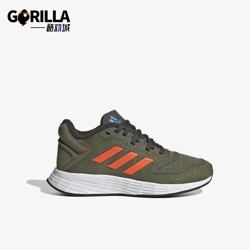 Adidas/阿迪达斯正品Duramo 10 K大童轻便经典低帮跑步鞋GZ1796