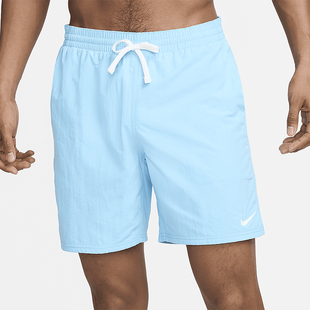 男士 Swim 梭织抽绳夏季 干爽沙滩短裤 407 Nike FZ6259 耐克正品
