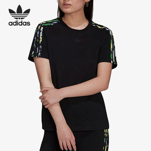 Adidas/阿迪达斯正品三叶草 夏季新款女子时尚休闲短袖H15779