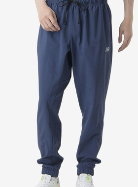 New Balance/NB正品2025新款男子梭织运动束脚长裤MP41011-NNY