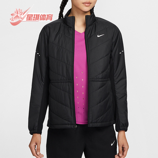 女士梭织反光保暖拼接运动棉服HV2745 2025冬季 010 耐克正品 Nike