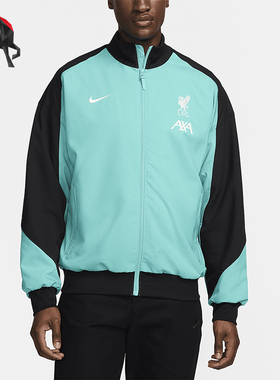Nike/耐克正品Dri-FIT男士透气足球复古运动立领夹克HF3337-393