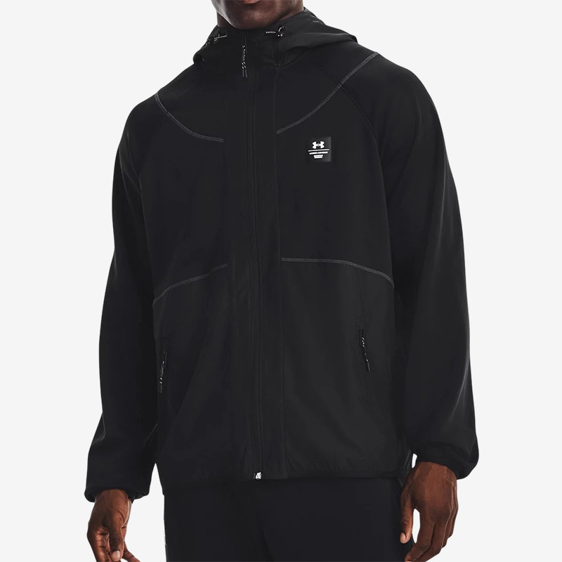 UA安德玛正品春秋男子防风保暖跑步训练休闲运动夹克外套1373806