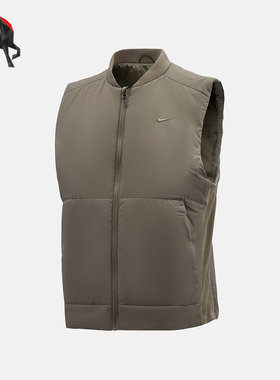 Nike/耐克正品2025冬季款男士训练保暖跑步立领棉马甲FB7554-289