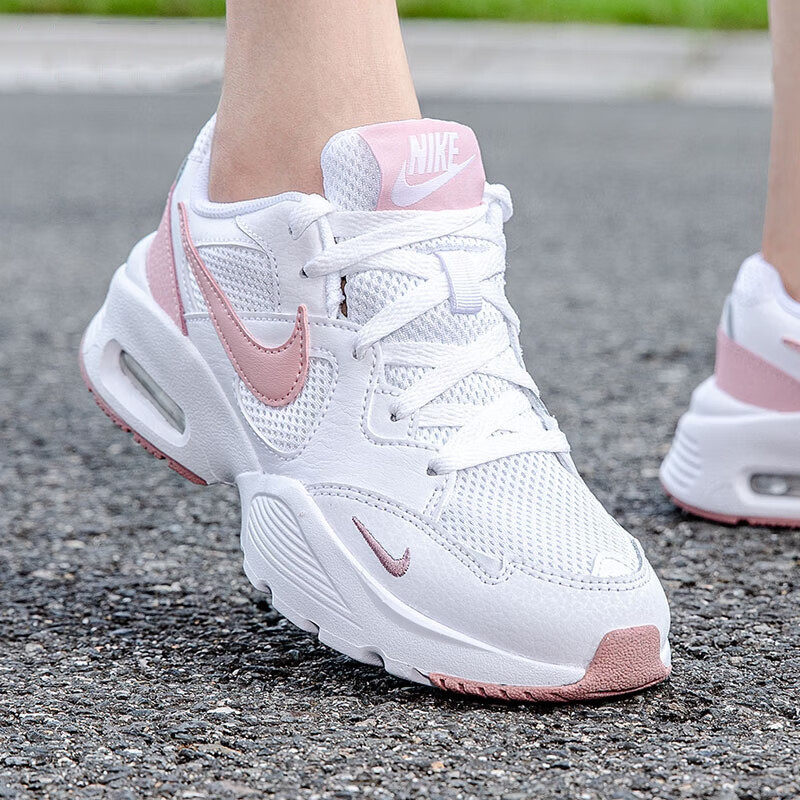NIKE耐克白色女鞋AIR MAX 气垫鞋运动休闲透气跑步鞋CJ1671-106