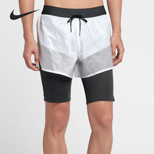 耐克正品 男子二合一跑步运动短裤 TECH2 AQ6444 Nike