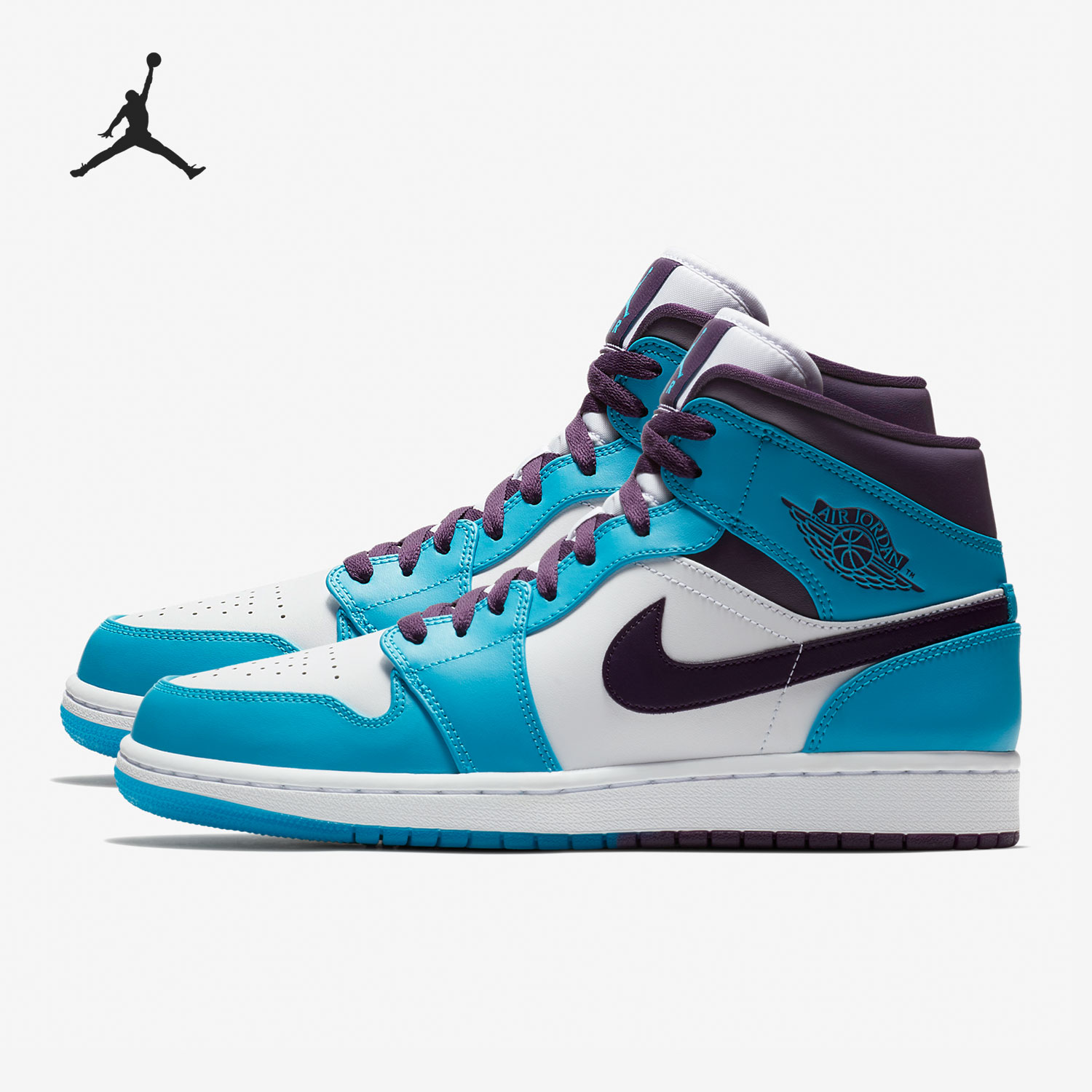 Nike/耐克官方正品 Air Jordan 1 男子中帮运动篮球鞋554724-415