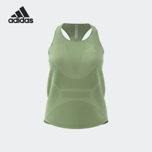 女子背心运动T恤 Adidas TANK ADIZERO HK6559 阿迪达斯官方正品