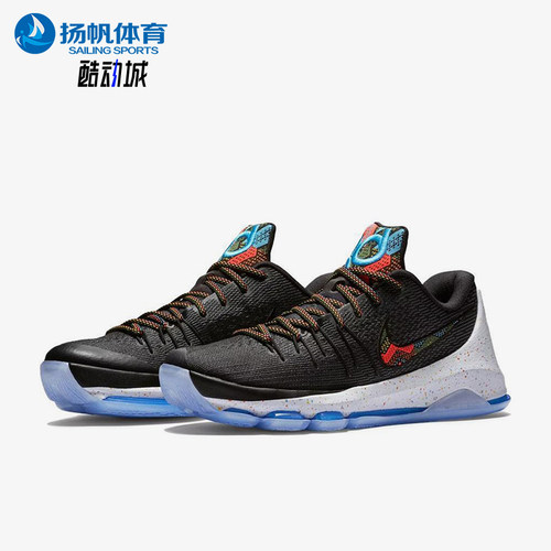 Nike/耐克正品KD8 BHM男士实战低帮缓震耐磨运动篮球鞋824420-090