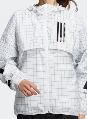 Adidas/阿迪达斯正品 W.N.D. 女子运动型格夹克外套GJ7725