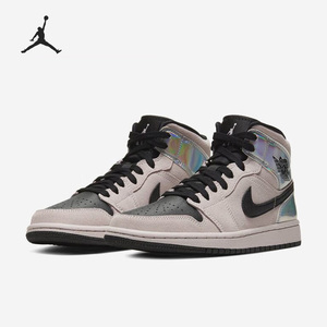 Nike/耐克官方正品Air Jordan 1女子运动休闲中帮板鞋BQ6472-602
