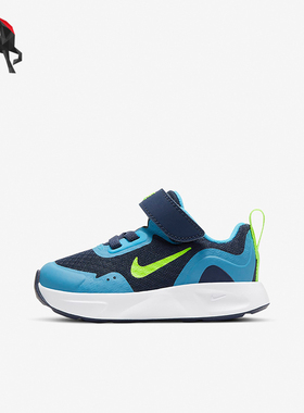 Nike/耐克正品Wearallday婴童舒适魔术贴防滑运动鞋CJ3818-400