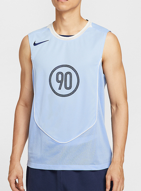 Nike/耐克正品Dri-FIT男士训练无袖透气针织T恤背心HV1181-468