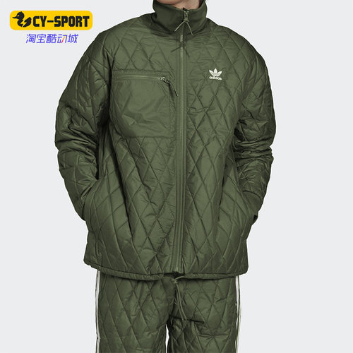 Adidas/阿迪达斯正品三叶草新款男子冬季运动夹克棉服H11428