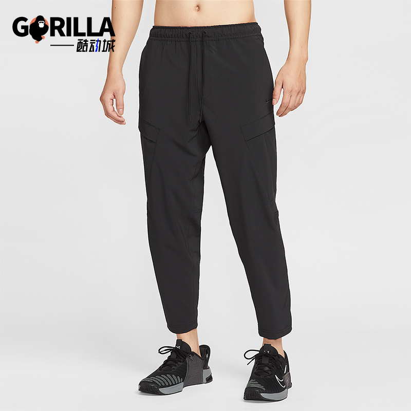 Nike/耐克正品 Dri-FIT男士运动梭织工装跑步训练长裤HJ3155-010