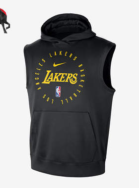 Nike/耐克正品休闲男士透气无袖针织印花套头卫衣百搭HJ9174-010