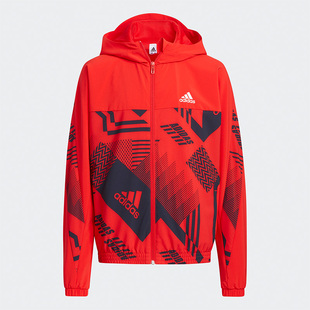 新款 春季 大童男女训练夹克外套HE0115 阿迪达斯正品 Adidas