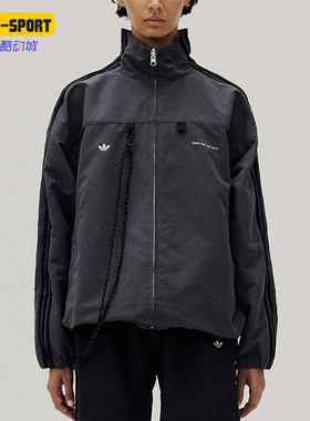 Adidas/阿迪达斯正品三叶草男女梭织经典休闲运动夹克外套KS1340
