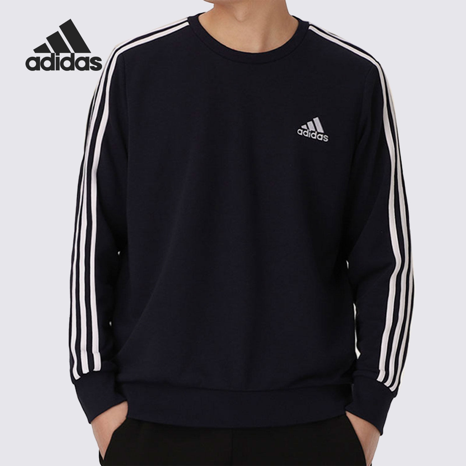 阿迪达斯正品运动男子休闲卫衣