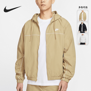 拼接连帽外套HJ2013 Nike 梭织宽松休闲经典 2025男士 297 耐克正品