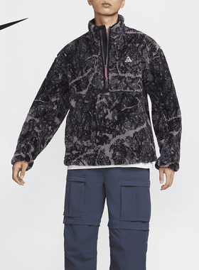 Nike/耐克官方正品当季款男士宽松保暖立领卫衣FZ8623-573