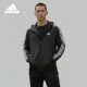新款 Adidas 阿迪达斯正品 男子梭织休闲舒适夹克外套GK9026