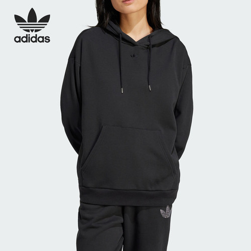 阿迪达斯正品女士套头卫衣