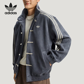 休闲外套KR0295 三叶草男女宽松新中式 Adidas 阿迪达斯正品