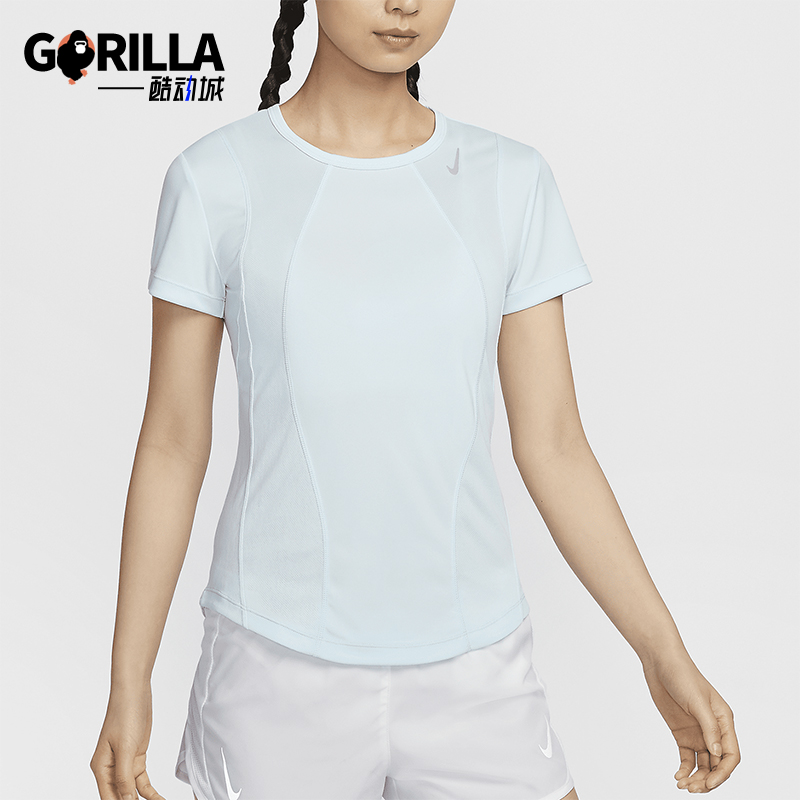 耐克女士户外运动透气舒适短袖