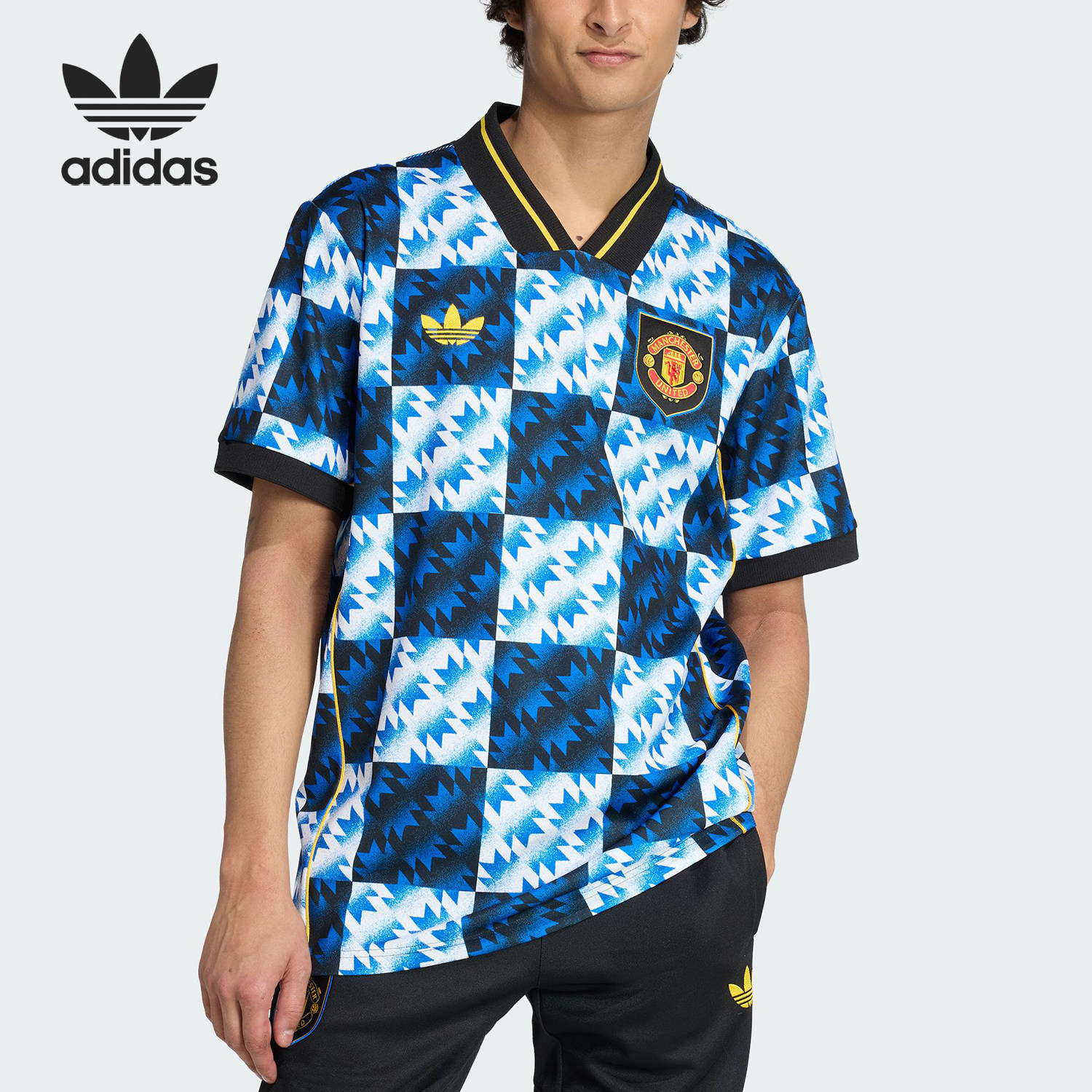 Adidas/阿迪达斯官方正品三叶草男士曼联足球宽松运动T恤JN2813,运动服/休闲服装,运动T恤,淘宝优惠券,粉丝福利购,淘宝优惠卷