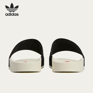 JR9152 三叶草男女运动轻便透气一字拖鞋 Adidas 阿迪达斯官方正品