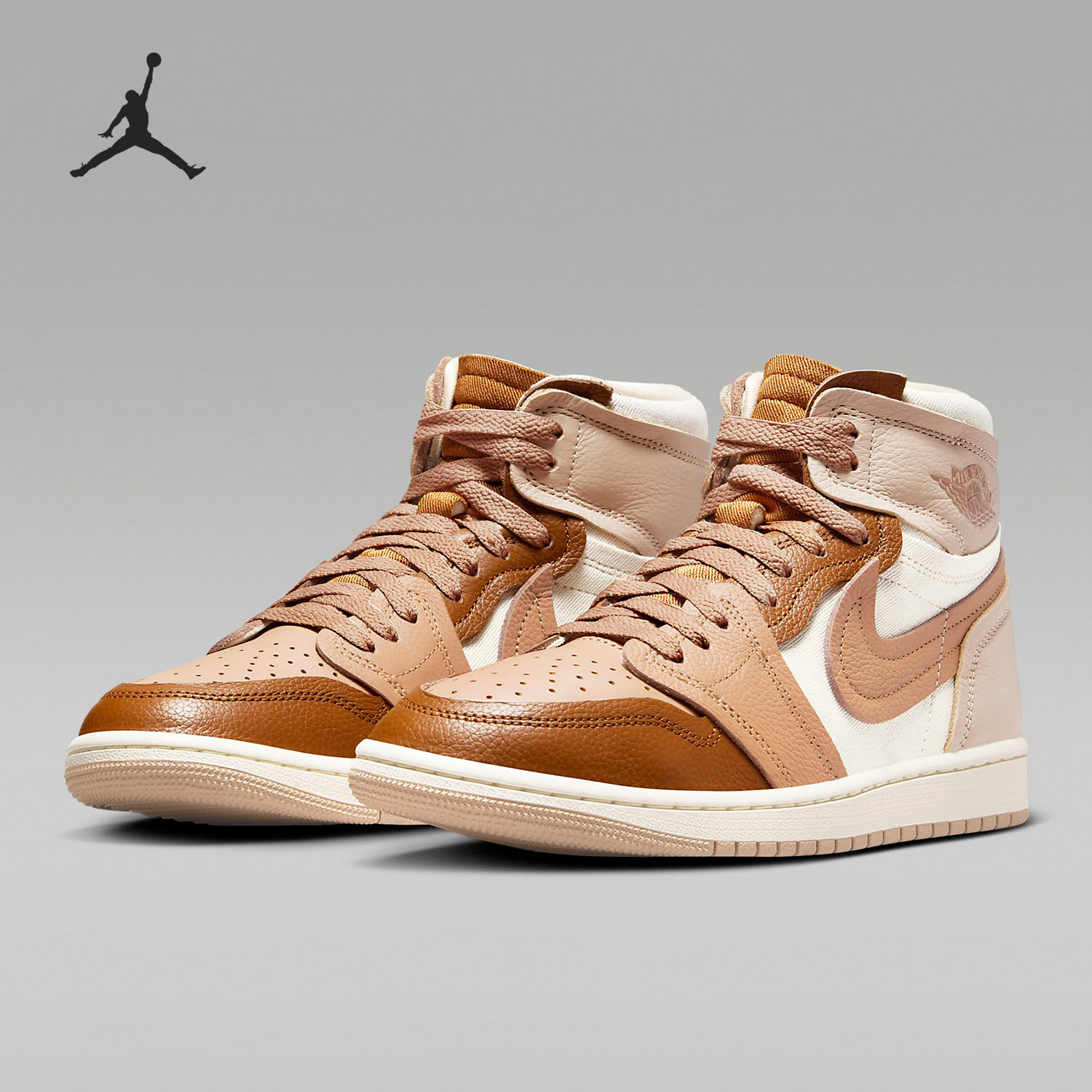 Nike/耐克官方正品Air Jordan1 MM High女士高帮休闲鞋FB9891-200,运动鞋new,运动休闲鞋,淘宝优惠券,粉丝福利购,淘宝优惠卷