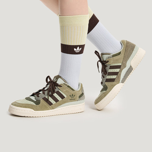 Adidas/阿迪达斯正品三叶草男女休闲低帮系带耐磨运动板鞋KH7664