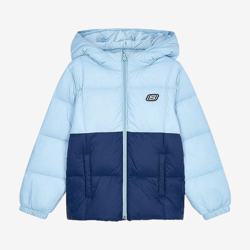 Skechers斯凯奇正品童保暖三防连帽羽绒服L424K094-04BJ