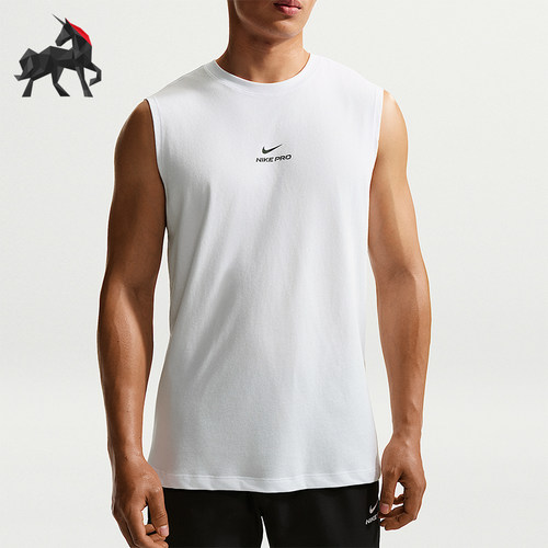 Nike/耐克正品NikePro速干无袖训练上衣经典训练背心IM4900-100