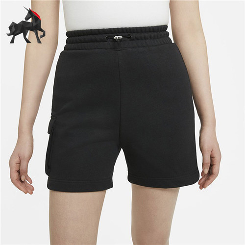 Nike/耐克正品SwshShort新款女黑色抽绳纯色棉短裤DA3488-010
