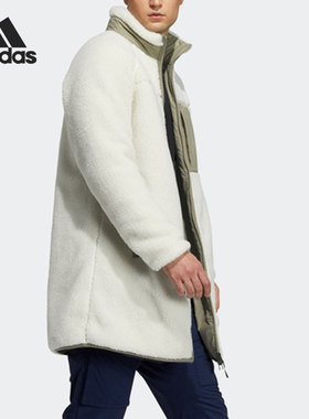 Adidas/阿迪达斯正品新款两面穿羊羔绒休闲男女外套H20792