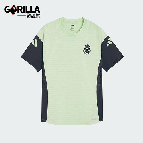 Adidas/阿迪达斯正品REAL PRO JSY男士经典透气修身短袖JP4000