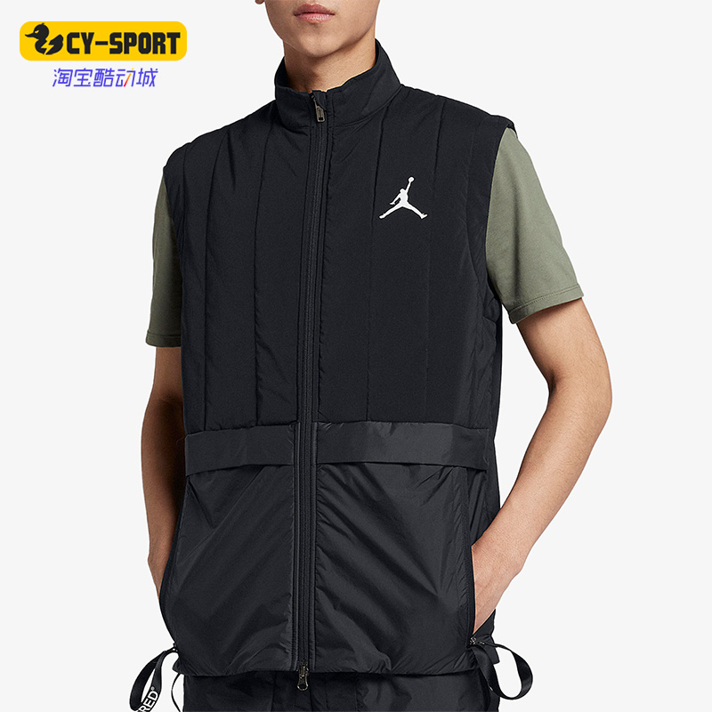 Nike/耐克正品JORDAN男子多口袋工装机能运动马甲AJ1057-010