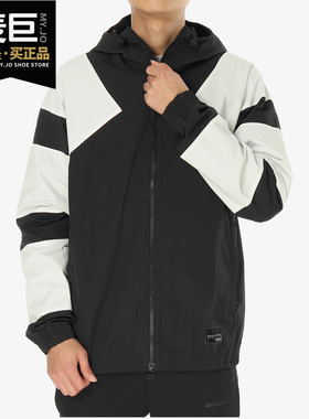 Adidas/阿迪达斯正品三叶草男秋季EQT连帽运动休闲防风外套CV5955
