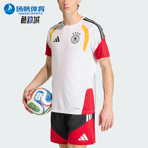 Adidas/阿迪达斯正品2026年男士修身圆领经典运动短袖T恤KB4440