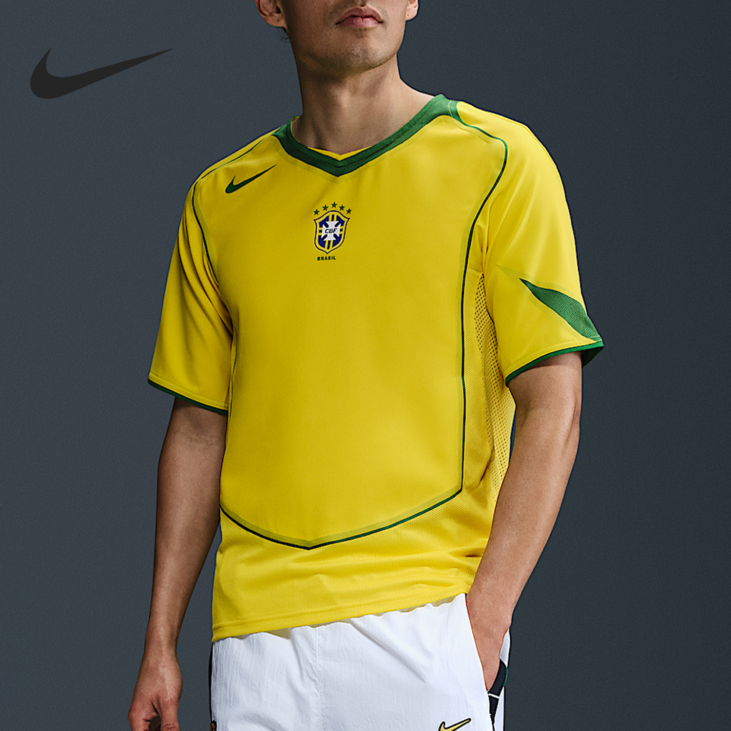 耐克男士足球训练运动短袖