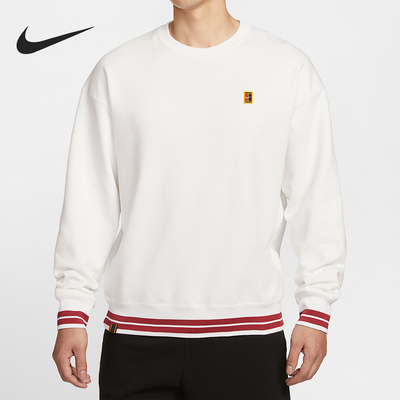 Nike/耐克正品Court男士休闲圆领套头针织运动日常卫衣IQ3972-100