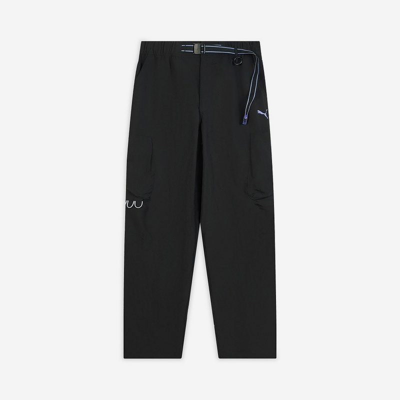 Puma/彪马正品WARDROBE男士透气梭织户外运动休闲长裤633867-01