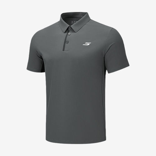 Skechers斯凯奇正品男短袖吸湿透气休闲运动翻领衫P226M262-013P