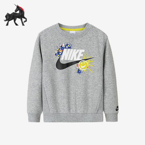 Nike/耐克正品秋季小童运动弹力宽松休闲圆领卫衣NY2432064PS-001